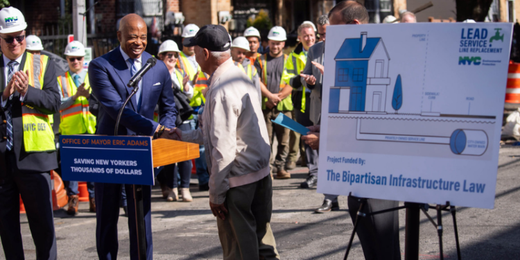 Mayor Adams Announces Expansion of Lead Water Line Replacement Program in NYC’s Low-Income Neighborhoods