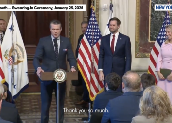VIDEO: Secretary of Defense Pete Hegseth Delivers Full Remarks Upon Swearing-In