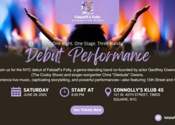 Falstaff’s Folly to Make NYC Debut at Connolly’s Klub 45
