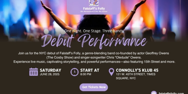 Falstaff’s Folly to Make NYC Debut at Connolly’s Klub 45