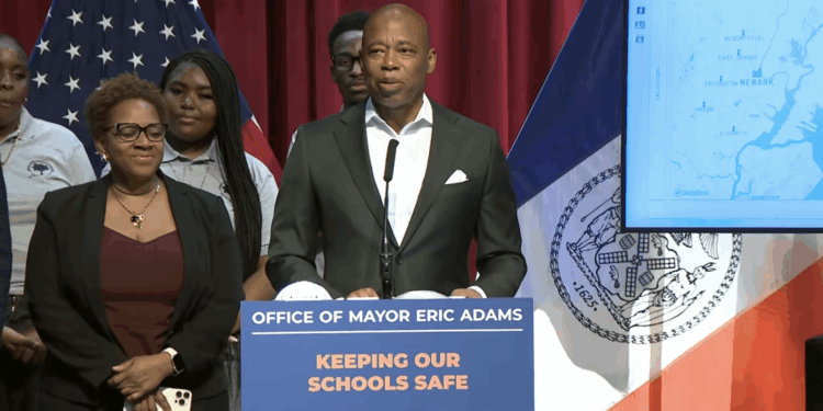 Mayor Adams Announces Nation’s First Public School 911 Emergency Alert System